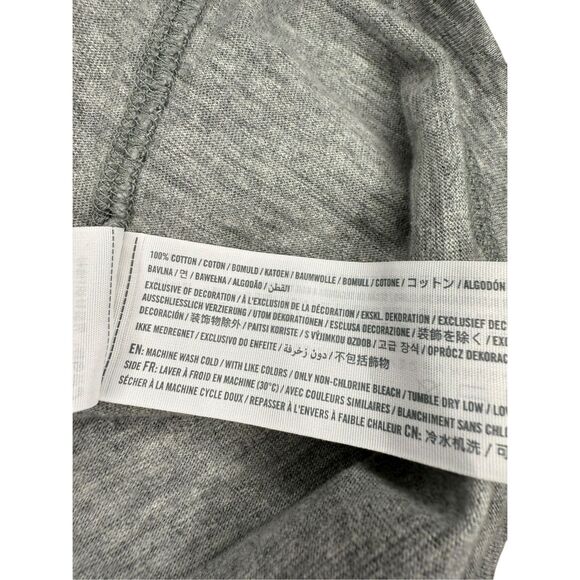 Vintage Abercrombie & Fitch 92 Men’s Medium Long Sleeve Shirt Gray Crewneck 90s - Picture 7 of 7